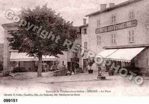 Ville de DENICE, carte postale ancienne