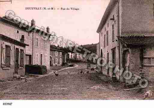 Ville de DEUXVILLE, carte postale ancienne