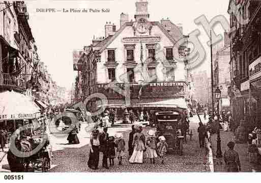 Ville de DIEPPE, carte postale ancienne