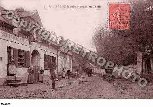 Ville de DIEUDONNE, carte postale ancienne