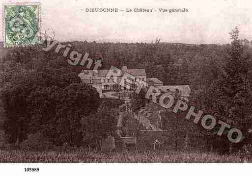 Ville de DIEUDONNE, carte postale ancienne