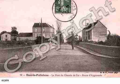 Ville de DUNLEPALESTEL, carte postale ancienne