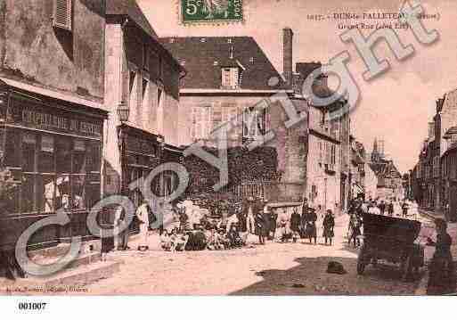 Ville de DUNLEPALESTEL, carte postale ancienne