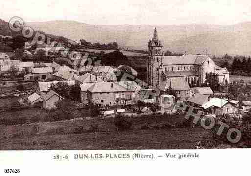 Ville de DUNLESPLACES, carte postale ancienne
