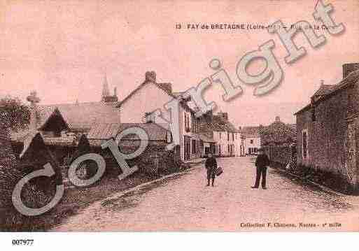 Ville de FAYDEBRETAGNE, carte postale ancienne