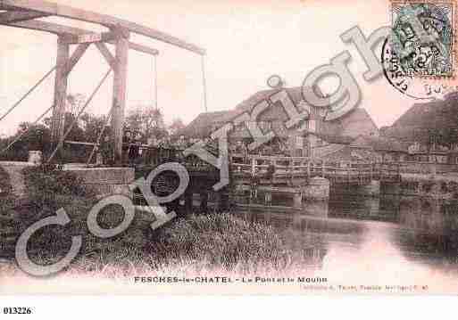 Ville de FESCHESLECHATEL, carte postale ancienne