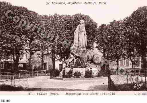 Ville de FLERS, carte postale ancienne