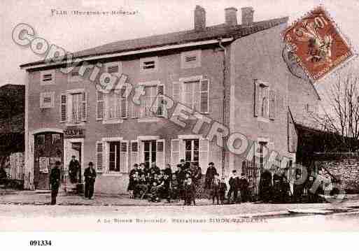 Ville de FLIN, carte postale ancienne