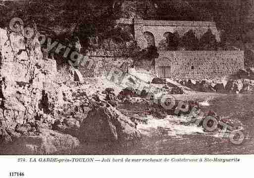 Ville de GARDE(LA), carte postale ancienne