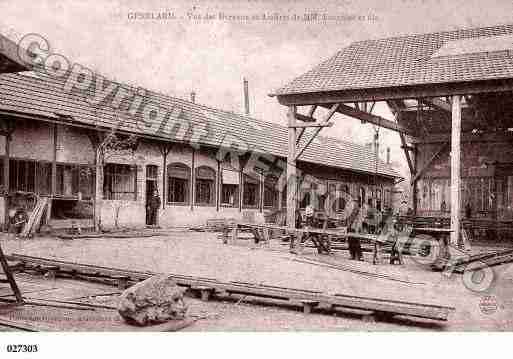 Ville de GENELARD, carte postale ancienne