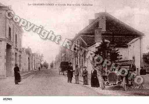 Ville de GRANDESLOGES(LES), carte postale ancienne