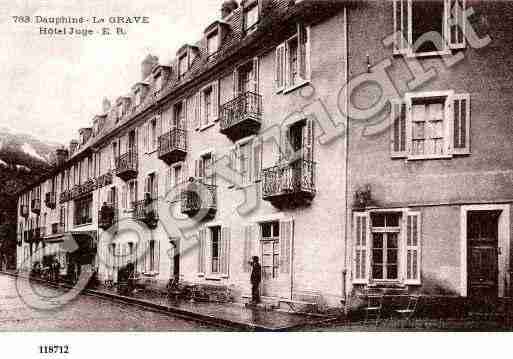 Ville de GRAVE(LA), carte postale ancienne