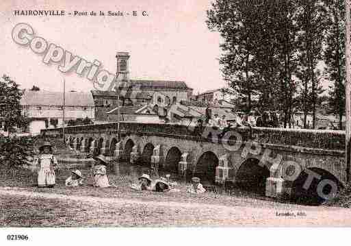 Ville de HAIRONVILLE, carte postale ancienne