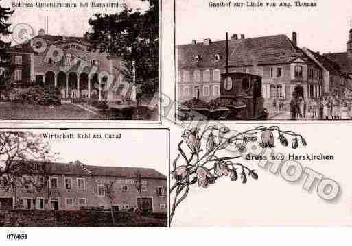Ville de HARSKIRCHEN, carte postale ancienne