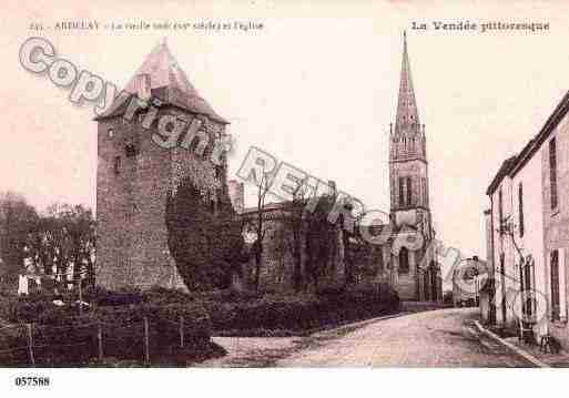 Ville de HERBIERS(LES), carte postale ancienne