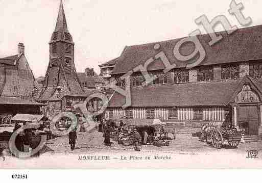 Ville de HONFLEUR, carte postale ancienne