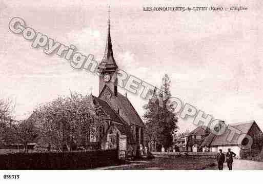 Ville de JONQUERETSDELIVET, carte postale ancienne