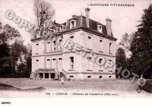 Ville de LEZOUX, carte postale ancienne