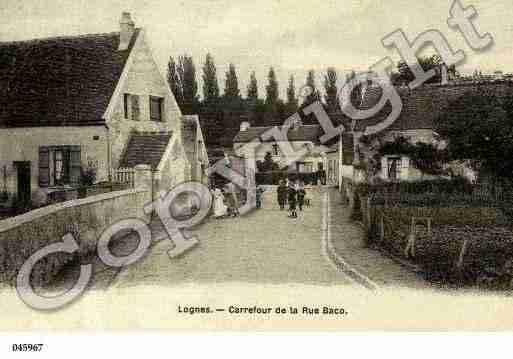 Ville de LOGNES, carte postale ancienne