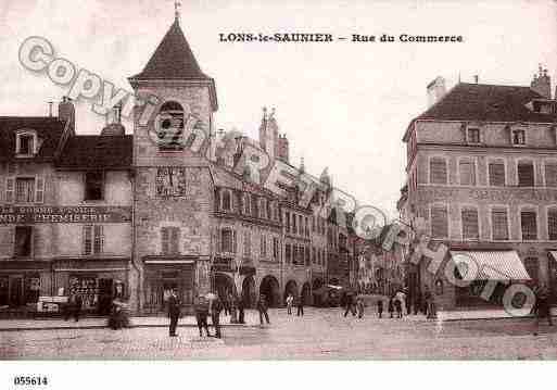 Ville de LONSLESAUNIER, carte postale ancienne