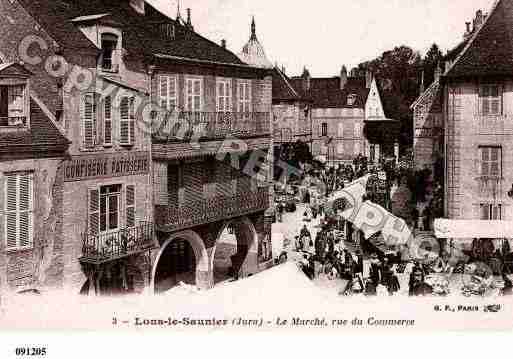 Ville de LONSLESAUNIER, carte postale ancienne