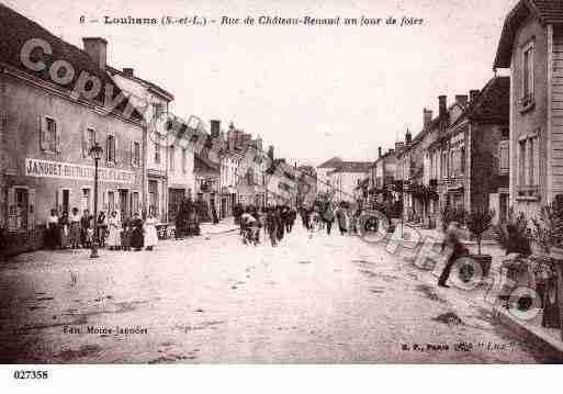 Ville de LOUHANS, carte postale ancienne