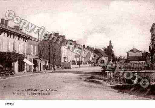 Ville de LOUHANS, carte postale ancienne