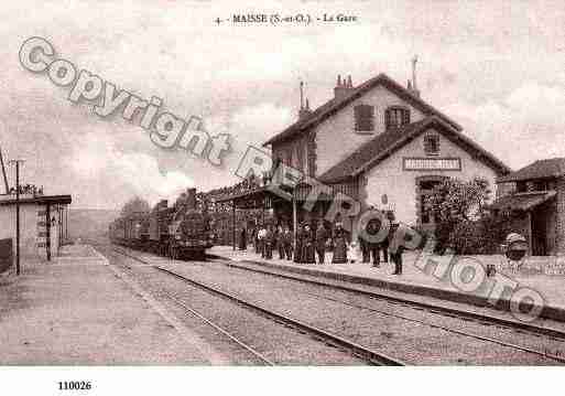 Ville de MAISSE, carte postale ancienne