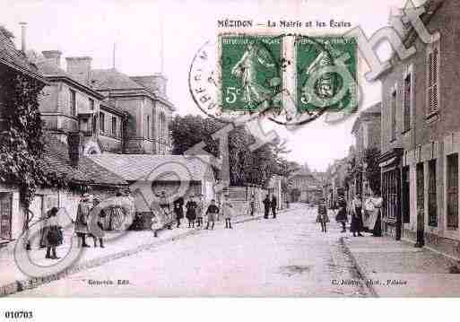 Ville de MEZIDONCANON, carte postale ancienne