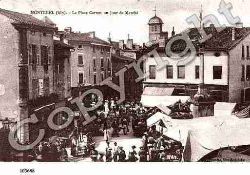 Ville de MONTLUEL, carte postale ancienne