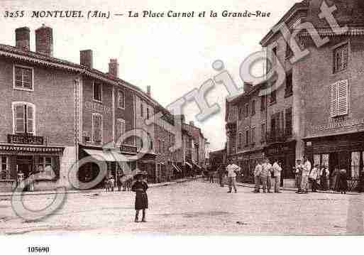 Ville de MONTLUEL, carte postale ancienne