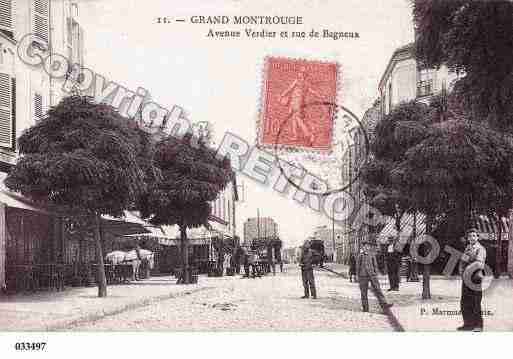 Ville de MONTROUGE, carte postale ancienne