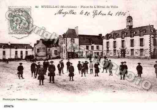 Ville de MUZILLAC, carte postale ancienne