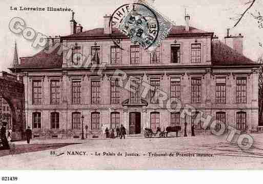 Ville de NANCY, carte postale ancienne