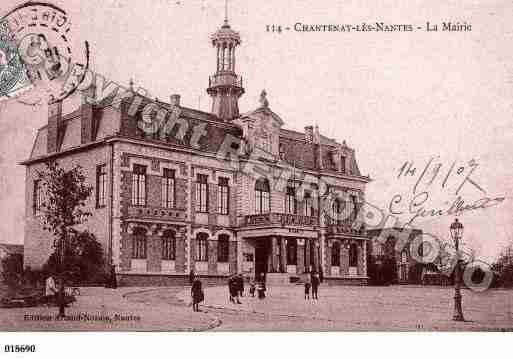 Ville de NANTES, carte postale ancienne