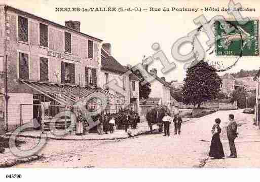 Ville de NESLESLAVALLEE, carte postale ancienne