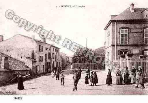 Ville de POMPEY, carte postale ancienne