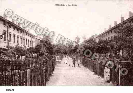 Ville de POMPEY, carte postale ancienne