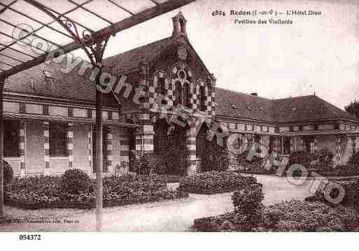 Ville de REDON, carte postale ancienne