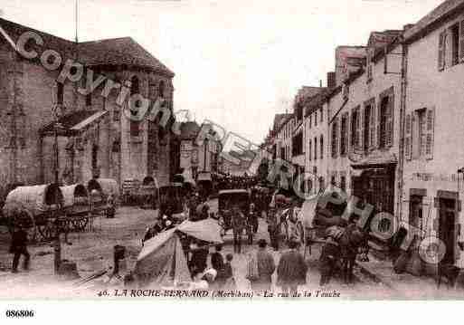Ville de ROCHEBERNARD(LA), carte postale ancienne