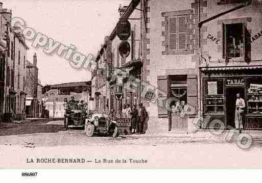 Ville de ROCHEBERNARD(LA), carte postale ancienne