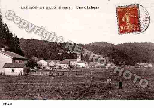 Ville de ROUGESEAUX(LES), carte postale ancienne