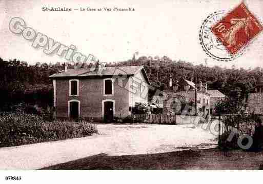 Ville de SAINTAULAIRE, carte postale ancienne