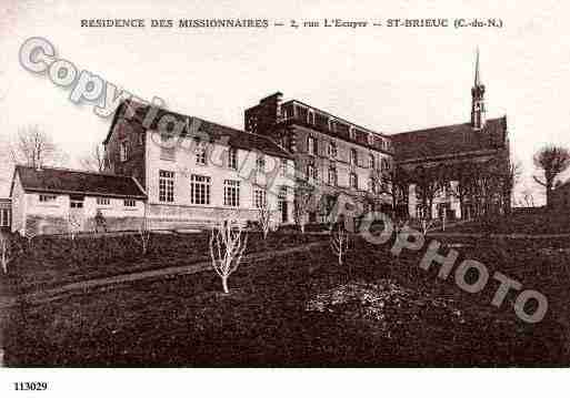 Ville de SAINTBRIEUC, carte postale ancienne
