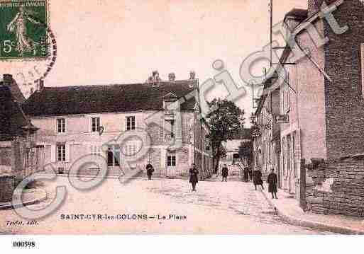 Ville de SAINTCYRLESCOLONS, carte postale ancienne