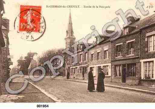 Ville de SAINTGERMAINDUCRIOULT, carte postale ancienne