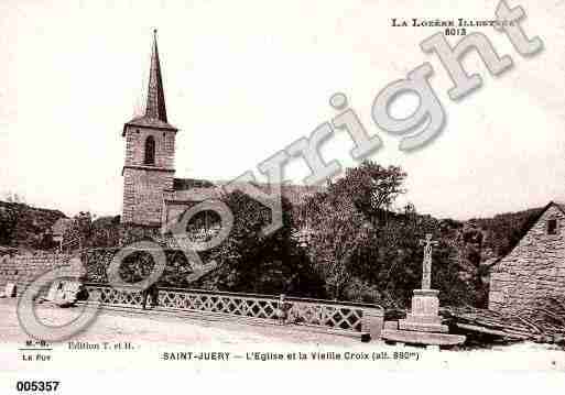 Ville de SAINTJUERY, carte postale ancienne