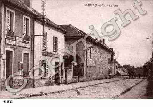 Ville de SAINTMARD, carte postale ancienne