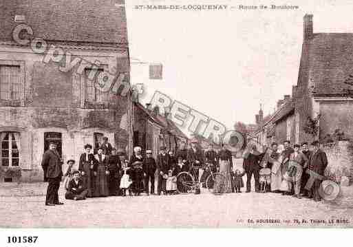 Ville de SAINTMARSDELOCQUENAY, carte postale ancienne