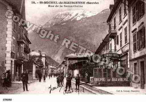 Ville de SAINTMICHELDEMAURIENNE, carte postale ancienne